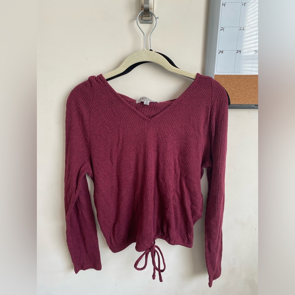 Women V-Neck Top Size Small